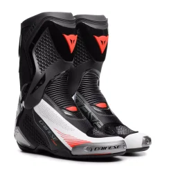 Dainese TORQUE 4 AIR - RACING- UND STRASSENSTIEFEL SOMMER HERREN BLACK/WHITE/RED-FLUO