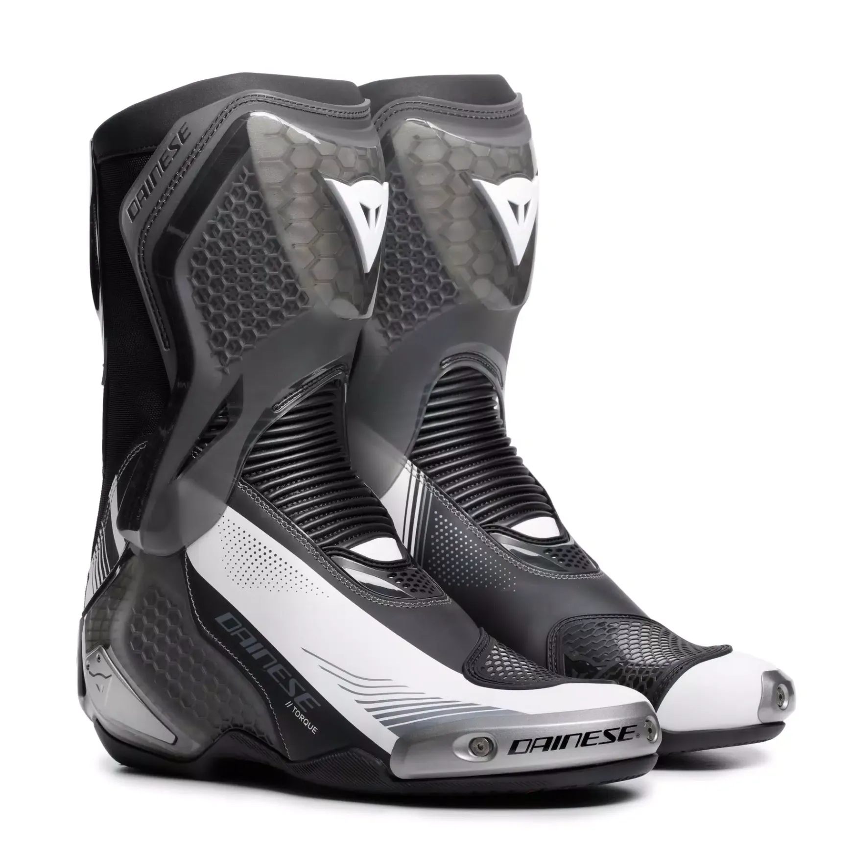 Dainese TORQUE 4 S - RACING- UND STRAßENSTIEFEL HERREN BLACK/WHITE Hot
