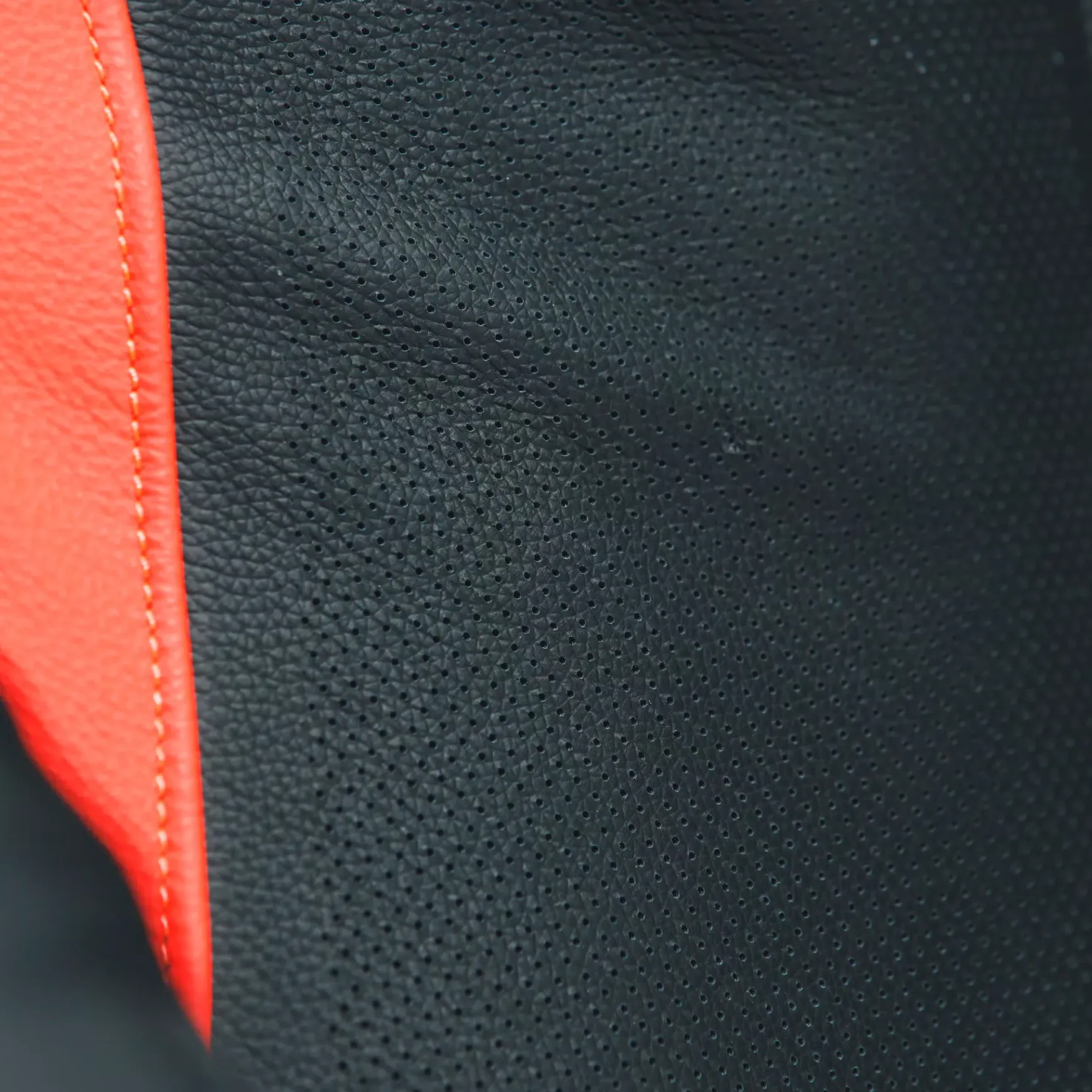 Dainese TOSA 1 PCS LEATHER SUIT PERF BLACK/FLUO-RED/WHITE Sale