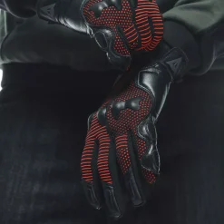 Dainese UNRULY ERGO-TEK GLOVES BLACK/FLUO-RED Hot