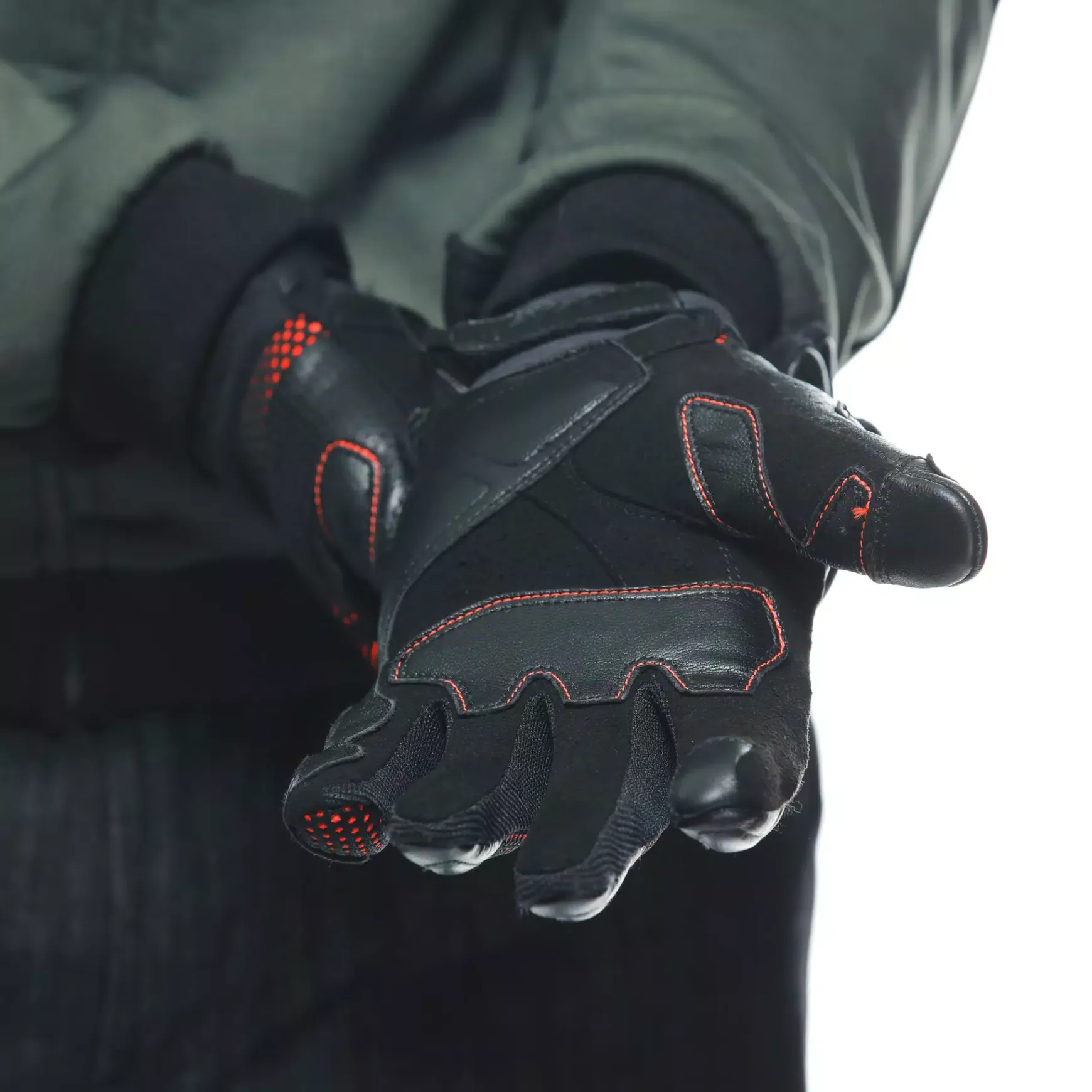 Dainese UNRULY ERGO-TEK GLOVES BLACK/FLUO-RED Hot