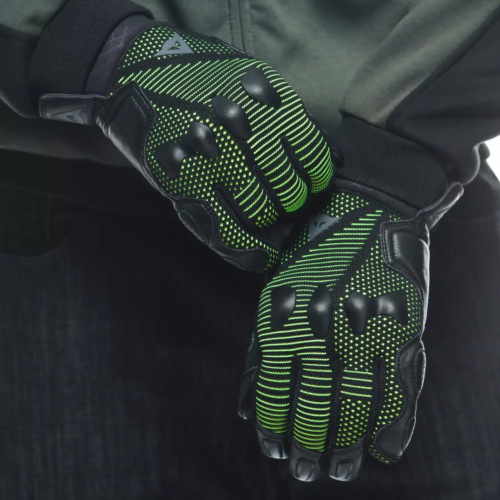 Dainese UNRULY ERGO-TEK GLOVES ANTHRACITE/ACID-GREEN