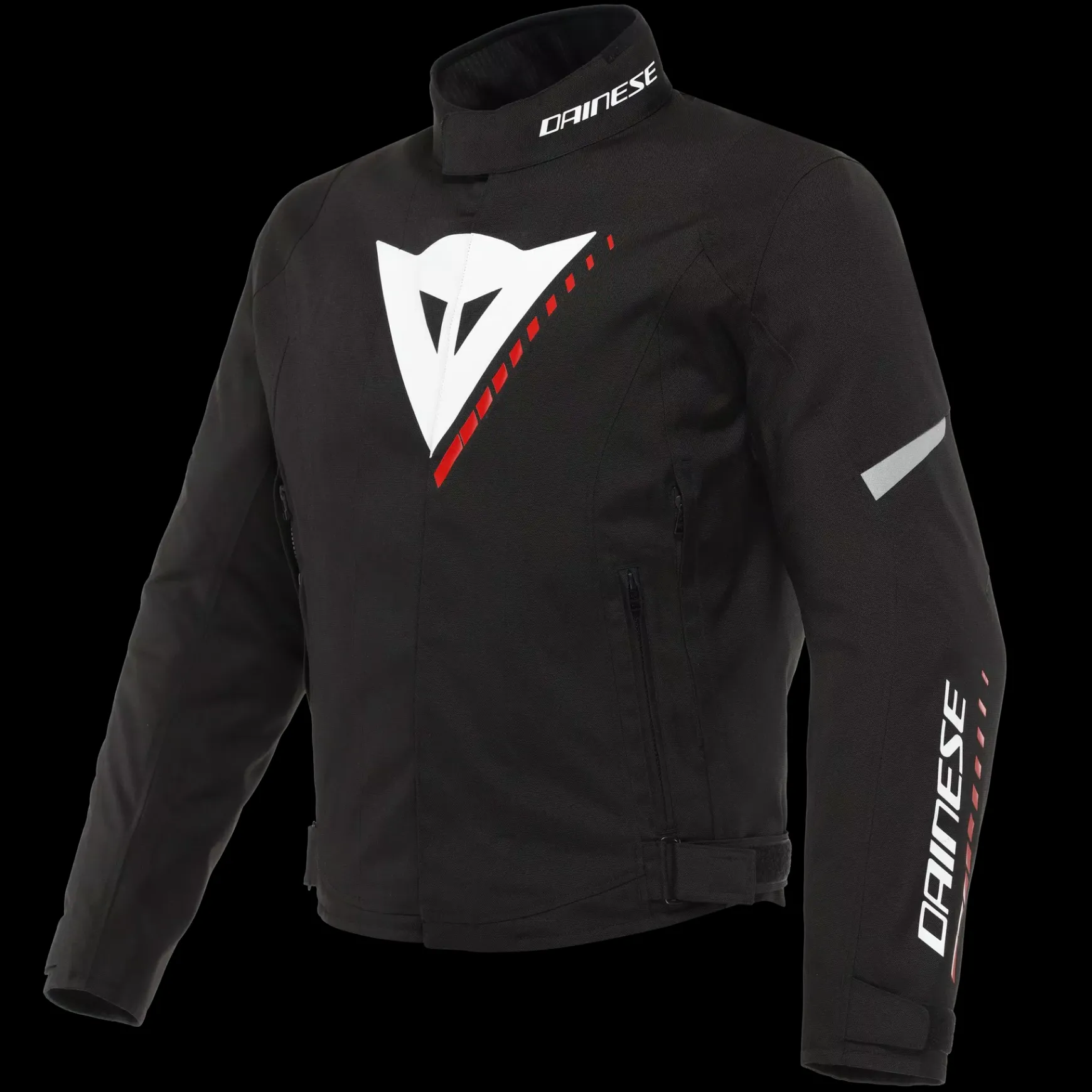 Dainese VELOCE D-DRY® JACKET BLACK/WHITE/LAVA-RED Outlet