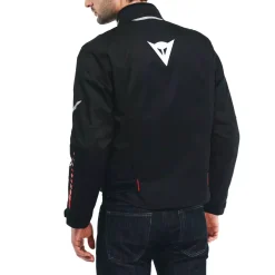 Dainese VELOCE D-DRY® JACKET BLACK/WHITE/LAVA-RED Outlet