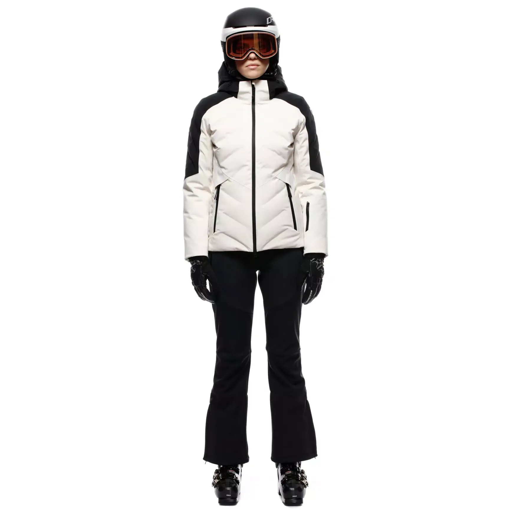Dainese VIRTUS DERMIZAX EV™ - DAMEN WASSERDICHTE DAUNENJACKE LILY-WHITE/STRETCH-LIMO Sale