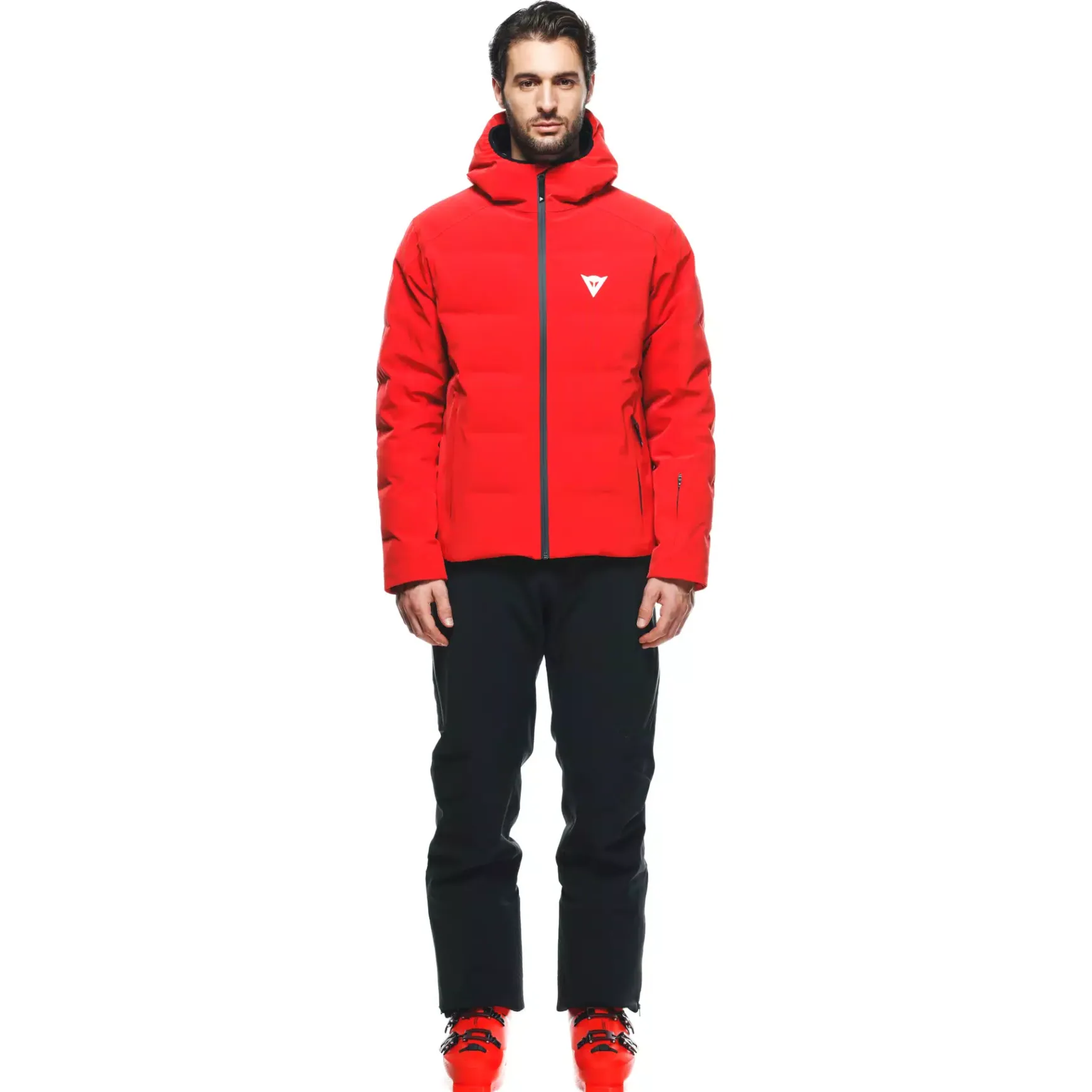 Dainese WASSERDICHTE SKIDAUNENJACKE FÜR HERREN FIRE-RED Best