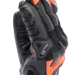 Dainese X-RIDE 2 ERGO-TEK GLOVES BLACK/RED-FLUO Hot